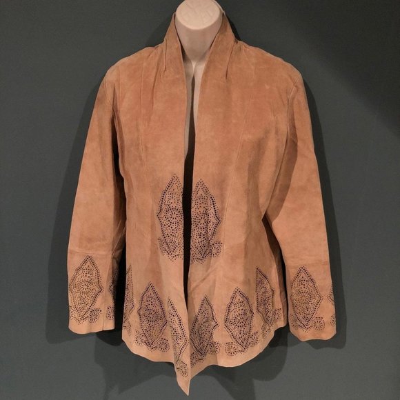 Margaret Godfrey Suede Leather Jacket - Picture 1 of 9